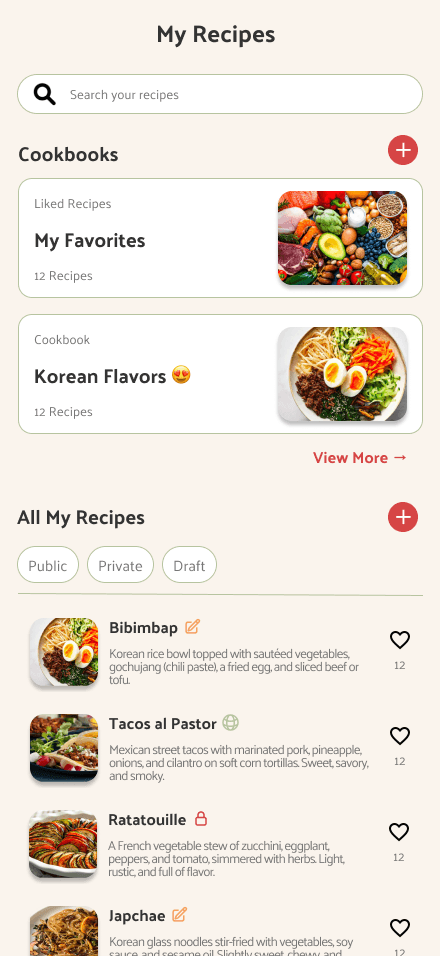 My Recipes